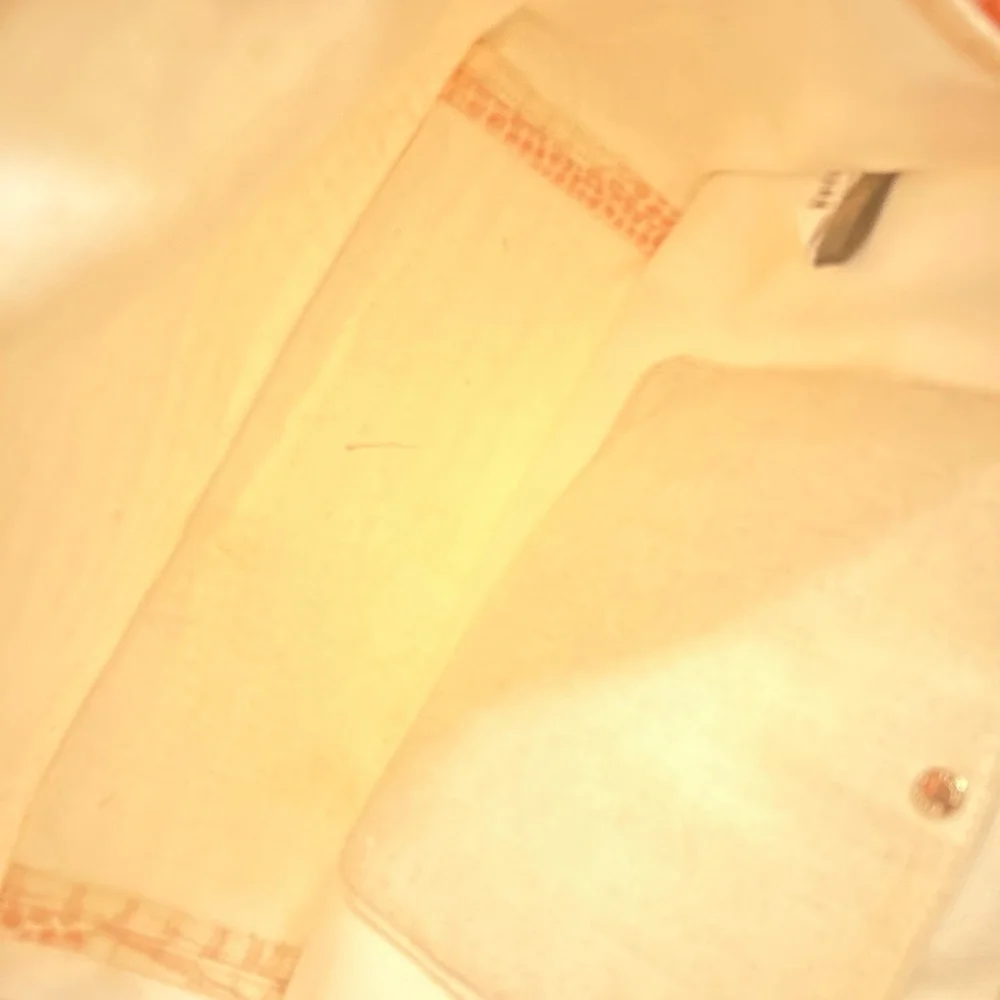 Vince Camuto Orla Tote Cream and Orange Women's Bag - Picture 5 of 6